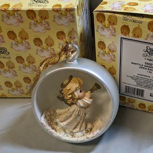 *RARE* 1999 Precious Moments Whittle Angel Ornament 550213
